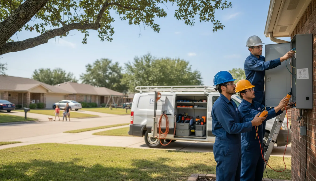 Certified electrician providing emergency electrical services in Viper, KY